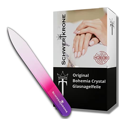 Schwertkrone Limas de uñas de cristal de la República Checa, 9 cm, doble cara Cover