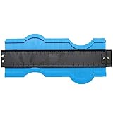 AlexBasic Contour Gauge Duplicator 10 Inch Profile Gauge Shape Duplicator Copying Tool Pots Making Tool for Perfect Fit and Easy Cutting, Blue (Blue)