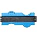 AlexBasic Contour Gauge Duplicator 10 Inch Profile Gauge Shape Duplicator Copying Tool Pots Making Tool for Perfect Fit and Easy Cutting, Blue (Blue)