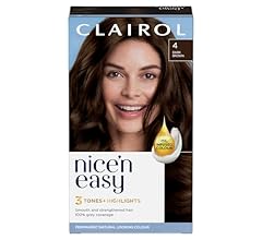CLAIROL NICE'N EASY CRÈME PERMANENT HAIR DYE - 4 DARK BROWN