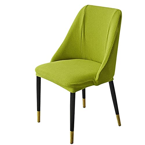 Kitchen Chair Slipcover Cover Armless Curved Chair Protector Dining Room Back Accent Modern Swivel Mid Low Short Back Counter Height Bar Stools Covers Wing Back (Color : E, Size : 4pcs)