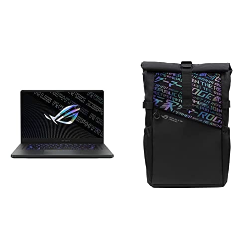 Image of ASUS ROG Zephyrus G15 (2022), 15.6-inch (39.62 cm) WQHD 240Hz /3ms, AMD Ryzen 9 6900HS, 6GB RTX 3060 Graphics, Gaming Laptop, GA503RM-LN095WS + BP4701 ROG 17 inch(43.18 cm) Backpack (Black)