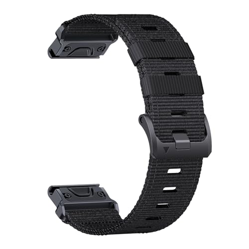 [KPQWEDB] QuickFit 22mm 26mm iCXgbv Fenix 8 6XPro 5XPlus/Epix Gen 2 7X Pro TACTIX DELTA Instinct 2X uXbgEHb`ohΉ(Black,Fit