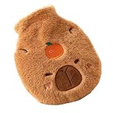 Toucher confortable : Insensible à la chaleur, la petite bouillotte pelucheuse reste stable à des températures élevées, une chaleur durable grâce à son isolation thermique importante, offrant un compagnon chaleureux pour les soirées fraîches ou la relaxation musculaire apaisante