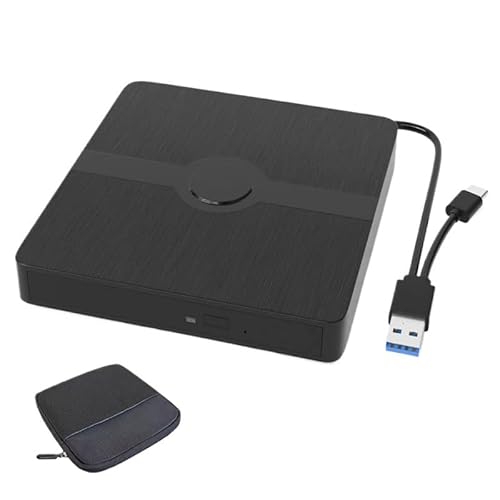 Unità Blu-ray esterna for PC portatile, lettore CD/DVD, masterizzatore, compatibile con Windows e Mac OS