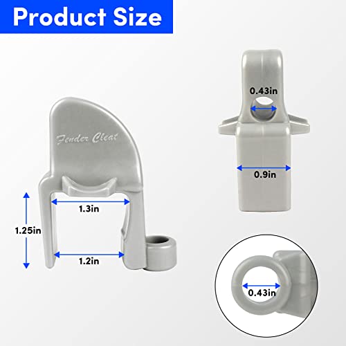 BALAVA Boat Fender Clips Adjustable Pontoon Boat Square Rail Fender