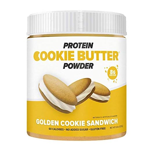 Flexible Dieting Lifestyle Whey Protein Cookie Butter Powder - Golden Cookie Sandwich | Keto-Friendly, Low Carb, No Added Sugars, Gluten-Free | Easy to Mix, Bake and Spread | 8oz