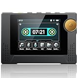 64GB 80s Retro MP3 Player with HD Speaker,MP3 Cassette Nostalgia Player,Dynamic Retro UI,Tape Drive Shape,Portable Bluetooth MP3 Music Player 50 Hours Long Battery Life, 2.4