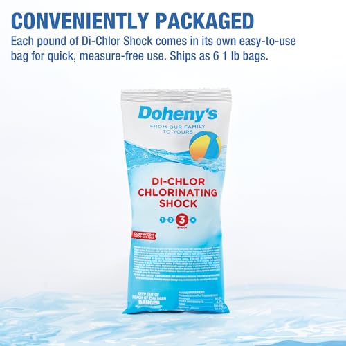 Doheny's Di-Chlor Shock - 6-1 lb. Bags