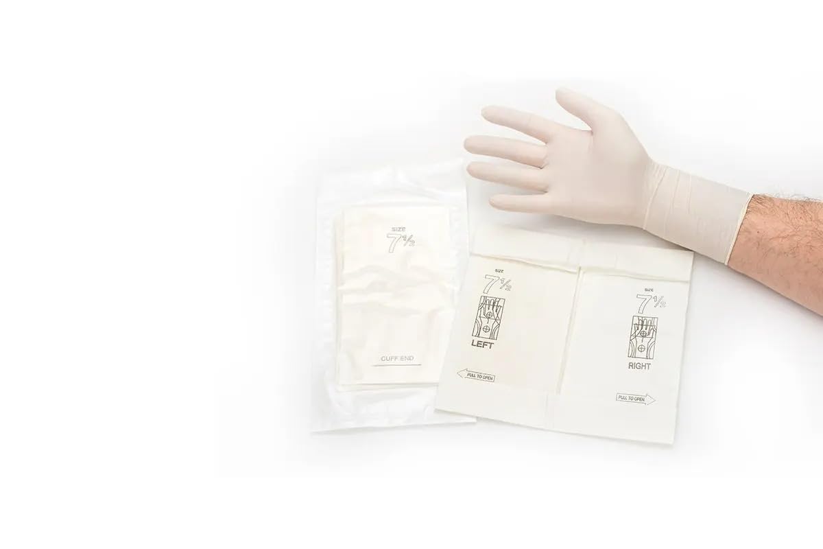 Guantes estériles sin polvo talla 7,5 Covetrus para cirugía menor