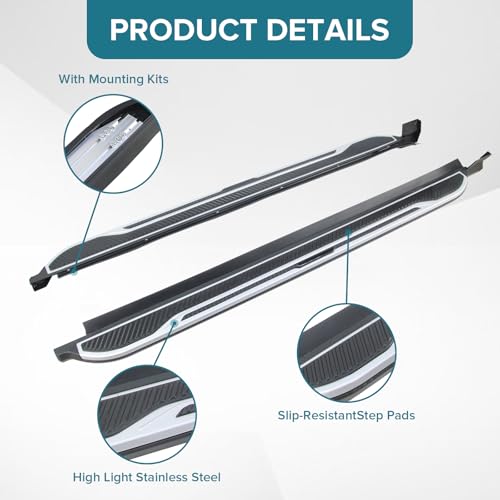 Estribos laterales compatibles Ford Escape 2020-2025 miniatura 3