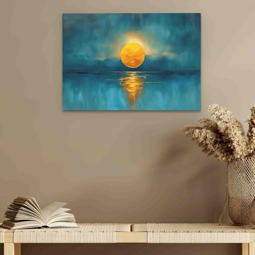 Tableau océan pour illuminer un mur vide de salon moderne 70x100 - 4
