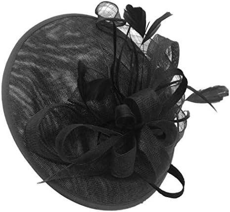 Sinamay Big Disc Saucer Fascinator Hat 