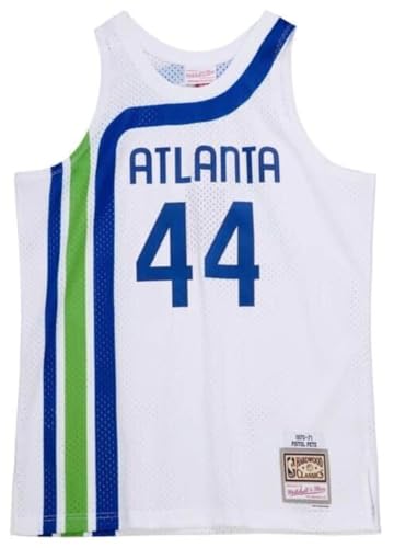 Mitchell & Ness Jersey - Atlanta Hawks Maravich 44 - White - SMJY3330