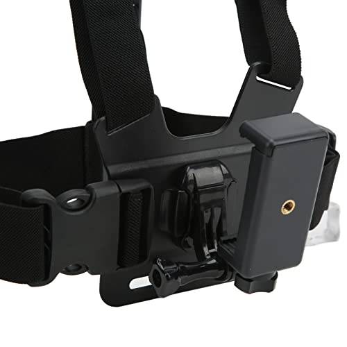 Suporte peitoral para selfie, para celular, alça peitoral para celular, com suporte universal para c