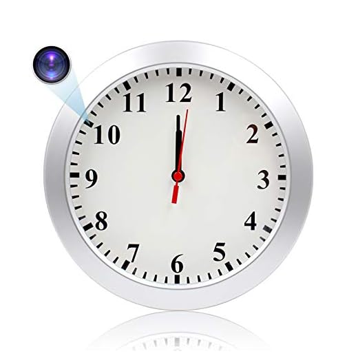 KAMREA HD1080P Überwachungskamera Mini Kamera Videorecorder Nanny Cam mit Bewegungserkennung für Sicherheit zu Hause und im Büro