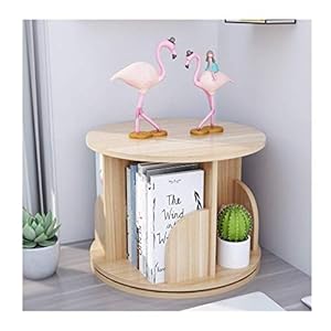 COLiJOL Boekenrek Boekenkast 360 graden roterende desktop boekenplank bureau organizer display plank thuis kantoor…