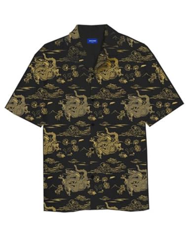 JACK & JONES Jorjose Resort SS SMU T-Shirt, Noir, L Hommes