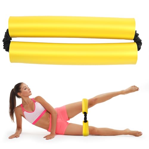 Hiboom Hip Core System, Loop Resistance Bands for Workout, Glute Workout Bands to Stretch and Strengthen Legs, Butt, Hips, Thighs and Glutes, Elastic Exercise Equipment for Women, Men (Yellow,20 Lbs)