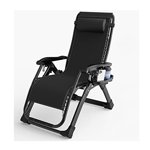 Fauteuil inclinable pliable zéro gravité extérieur et robuste avec tablette