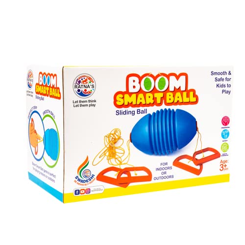 Image of Ratna's Boom Smart Ball Sliding Ball Game for Indoors & Outdoors Play for Kids 3 & Up Years