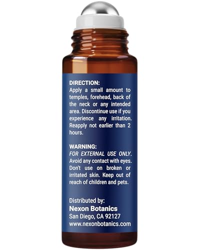 Muscle Ease Essential Oil Roll-On 10 ml - Pure Natural Blend for Sore Muscles, Aches & Recovery - Easy Roller for Athletes & Active Lifestyles - Nexon Botanics - Thumbnail 7