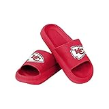 FOCO Kansas City Chiefs NFL Womens Team Color Pillow Slides - M