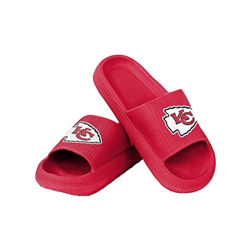 FOCO Kansas City Chiefs NFL Womens Team Color Pillow Slides - L