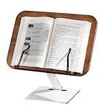 Bookrest Kochbuchhalter Kochbuchhalterständer, Faltbarer Kochbuchhalter, Rezeptbuchständerhalter...