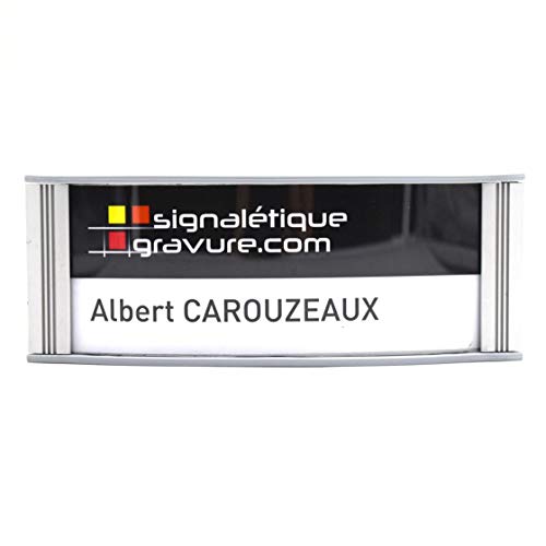 Plaque de bureau personnalisée Eternity Classic idéale pour l'identification en entreprise