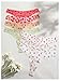SHENHE Women's Seamless Thongs No Show Invisible Panties Cute Printed Tanga Underwear 7 Pack Multicolor Small