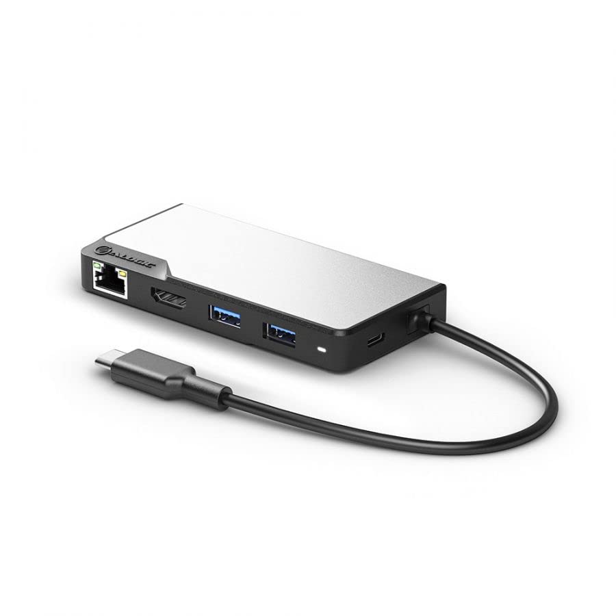 ALOGIC USB-C Fusion MAX 6-in-1 Hub V2-2 x USB-A (5G), 1 x USB-C (5G & 100W PD), HDMI (4K@60Hz), VGA and RJ45 Gigabit Ethernet - Image 3