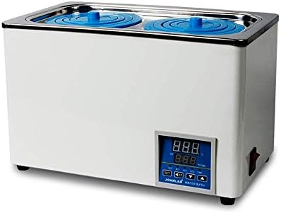 JOANLAB Digital Thermostatic Lab Water Bath 6L Water Bath Heater 1 Chamber with 2 Openings, for Lab Use 110V/60 Hz