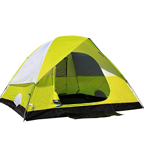 BZ-TANG Star Home 2-6 Person Automatic Pop up Instant Portable Cabana Tent for Camping Fishing Hiking Picnicking Anti UV Beach Tent Beach Shelter Green (6 Person)