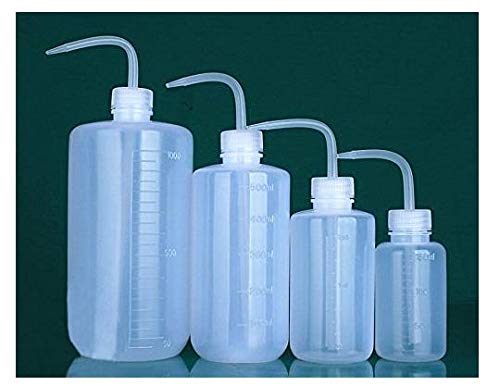 2Pcs Safety Wash Squeeze Bottle with Bent Tip Mouth Plastic Watering Containers Diffuser for Plant Flower Oil Liquid Chemical Laboratory Size 250ml/8.8oz - Thumbnail 5