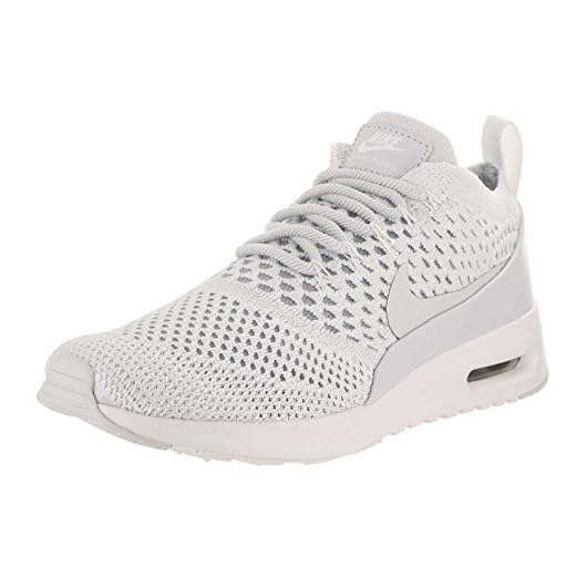 NIKE Dam Air Max Thea Ultra Flyknit träningsskor, Grå ren platina ren platina vit - 36.5 EU