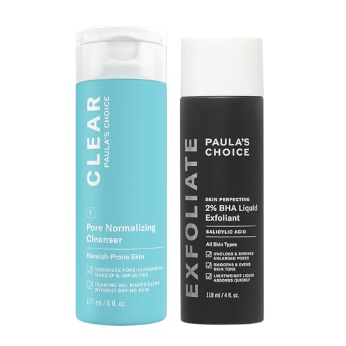 Paula's Choice SKIN PERFECTING 2% BHA Exfoliante Líquido + CLEAR Limpiador