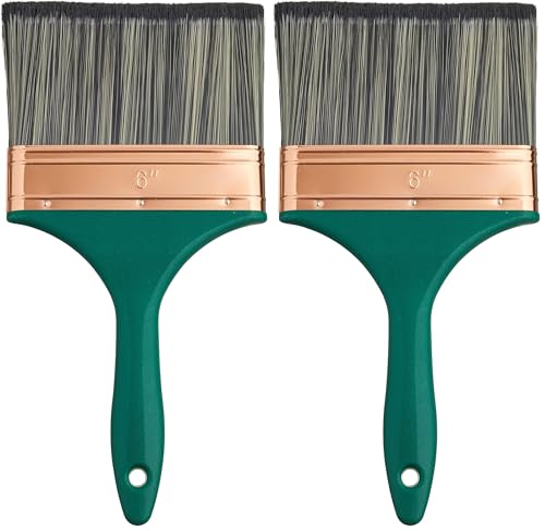 ProDec Pinceau Professionnel pour Peindre Rapidement avec Les émulsions sur Mur et plafonds, 150 mm (Lot de 2)