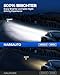 Marsauto M3A series fog light H11 white light 2-pack, 90000LM 800% Bright 6500K Cool White 60000+ Hours, 5 Min Plug-N-Play