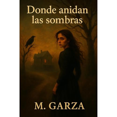 Donde anidan las sombras Audiolibro Por M. GARZA arte de portada