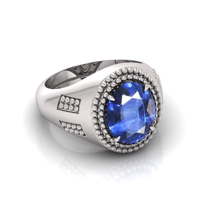 Bague saphir bleu naturel Neelam pour sublimer vos tenues de soirée