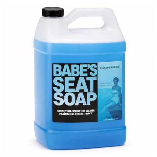 Babe's Boat Care Seat Soap Marine Upholstery and Vinyl Cleaner | 1 Gallon Marine-Grade Boat Seat Cleaner Refill | For Use on Marine Vinyl, Plastic, and Leather Interior Surfaces | Made in the USA