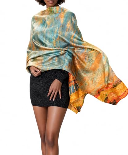Extra Large Silk Scarf For women 100% Mulberry Silk Shawl
