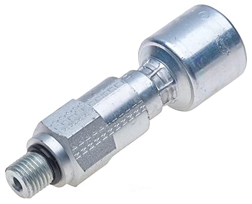 Image of Gates 10G-10MBX MegaCrimp Couplings, Male O-Ring Boss Swivel, Zinc Plated Carbon Steel, 3.88 inch, 5 /8 inch ID