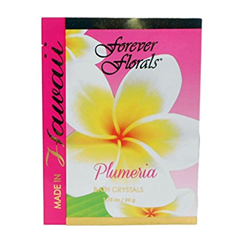 Hawaiian Bath Crystals Forever Florals Plumeria 4 Pack #TOP14