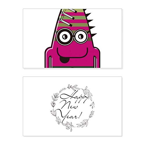 Carte Nouvel An monstre alien pour envoyer vos vœux chaleureux en famille