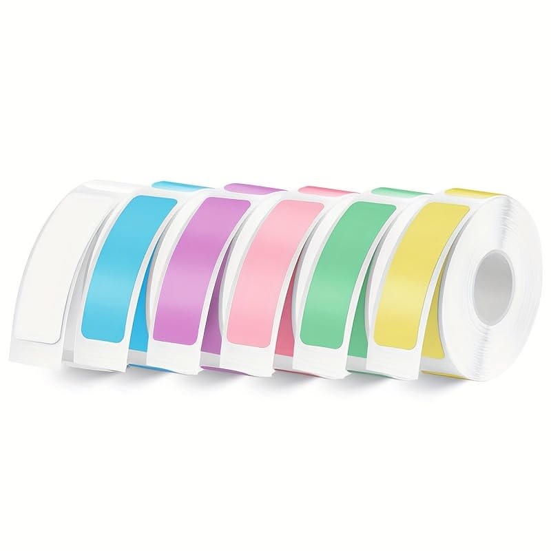 Lot de 6 rouleaux de ruban d'étiquettes D30 papier autocollant thermique