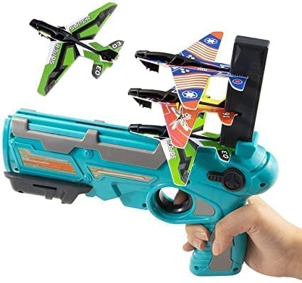 Dipansi Enterprise Flying Airplane Launcher Gun Toy with Foam Glider Planes, Outdoor Games for Childrens, Best Aeroplane Toys for Kids Age 3,4,5,6,7 ¦.14 Years (Multicolor) (Airplane Mini) (B0B6F76S5P) Amazon Price History, Amazon Price Tracker
