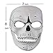 Cahayi Halloween Mask Men Scary Skull 007 Adult Full Facemask for Masquerade Cosplay Party Home Collection