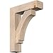 Ekena Millwork BKT0806X28X36IMP05SDF Imperial Block Bracket w/Offset Brace, 28"D x 36"H, 7 1/2" W Douglas Fir (Smooth)